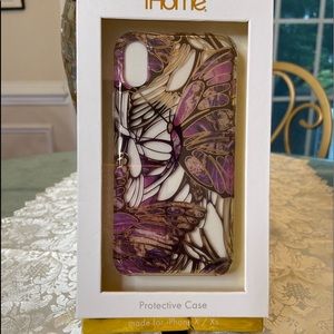 iHome Protective Case iPhone XS/X Butterfly Design